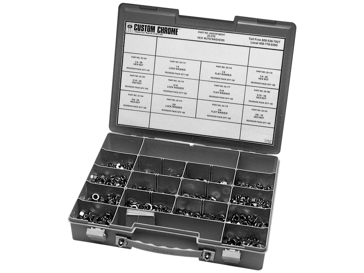 Cce Hex Head Screw Assortment Unf Chrome Cce Default Title