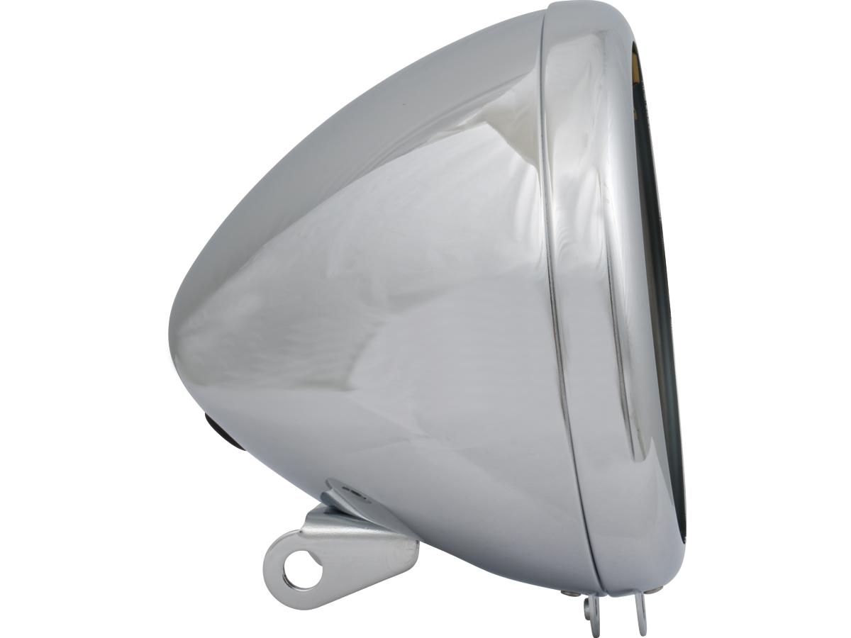 Cce 5 3/4" Headlight Housing For Springer 93'up Fx Springer Style Chrome Cce