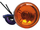 Cce Deuce Style Turn Signal Front, Wires Exit Behind Mounting Hole Chrome Amber Dual Filament Cce Default Title