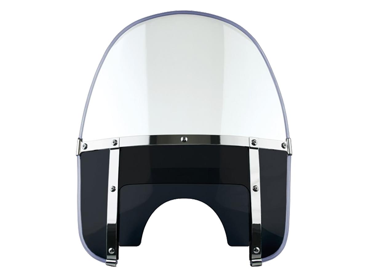 National Cycle Beaded Heavy Duty Windshield Height: 21,25", Width: 22,5", Clear Screen With Black Lower Screen Clear National Cycle Default Title