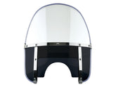 National Cycle Beaded Heavy Duty Windshield Height: 21,25", Width: 22,5", Clear Screen With Black Lower Screen Clear National Cycle Default Title