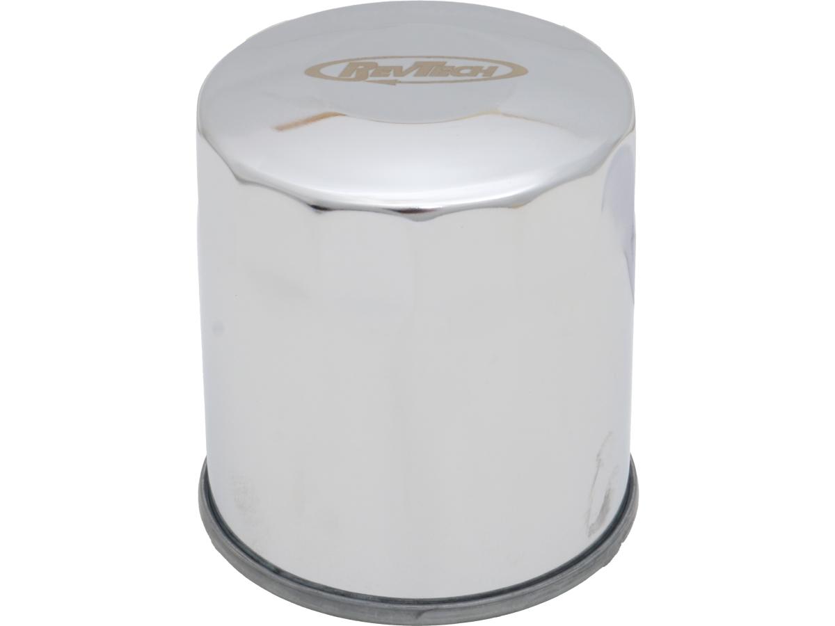 Rev Tech High Performance Oil Filter With Magnet For Evolution Engine (Long) Chrome Rev Tech Default Title