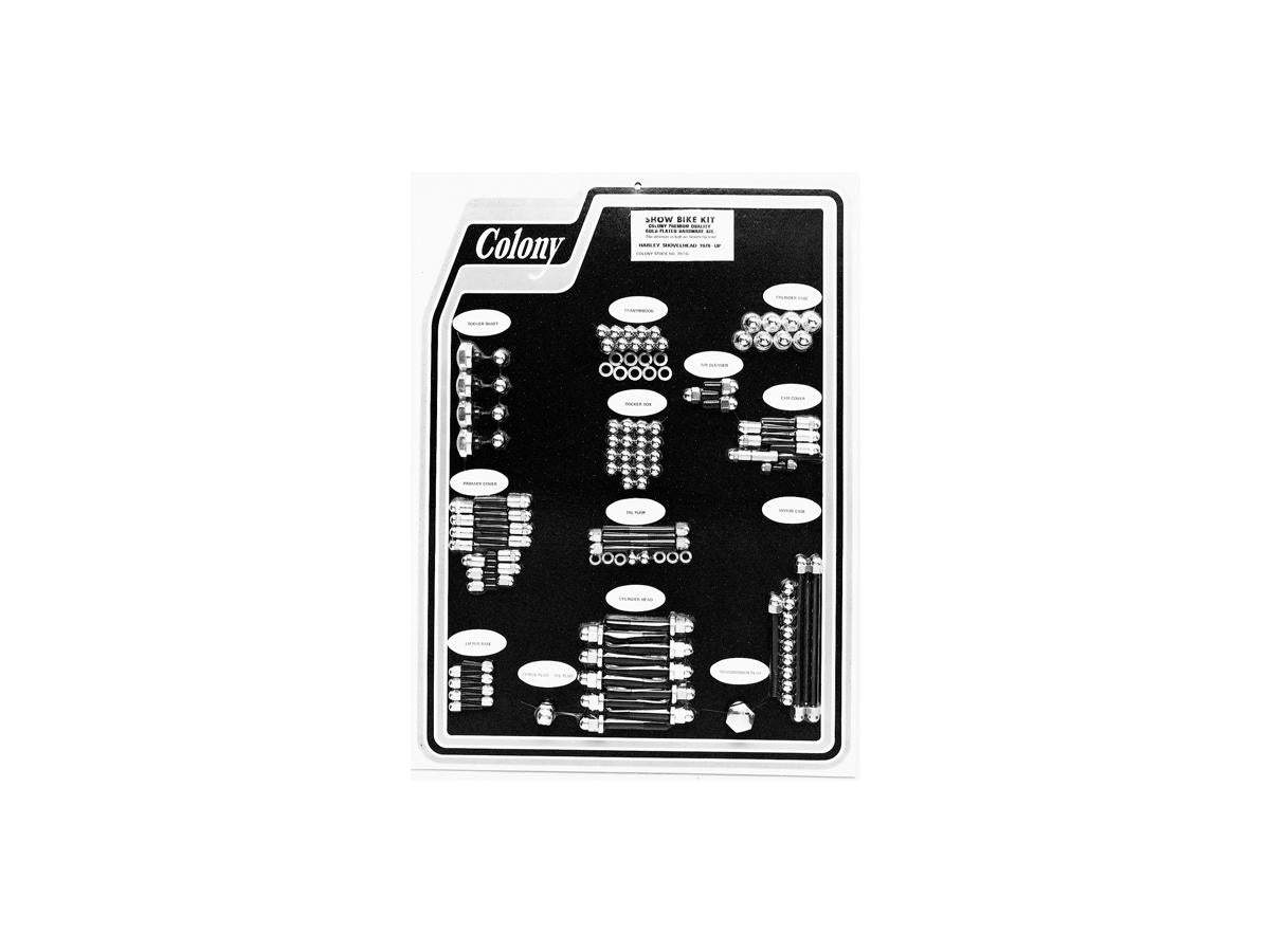 Colony Acorn Chrome Show Bike Screw Kit Acorn Style Colony Default Title