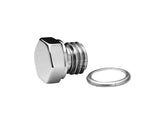 Colony Drain Plug And Brass Gasket For Transmission, Motor Case, Oil Tank Chrome 1/2" 13 Unc Colony Default Title