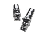 Cce Skull Pushrod Tube Clip Polished Cce Default Title