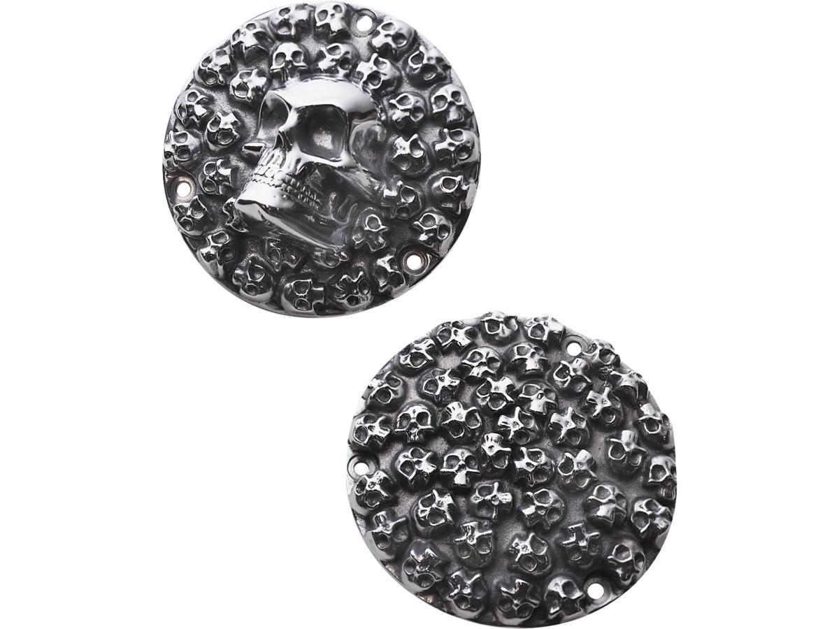 Cce Big And Small Skulls Derby Cover 3 Hole Polished Cce Default Title