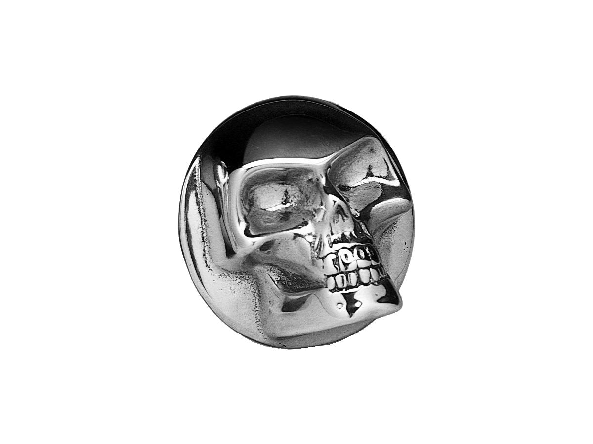 Cce Skull 3 D Gas Cap Cover Chrome Cce Default Title