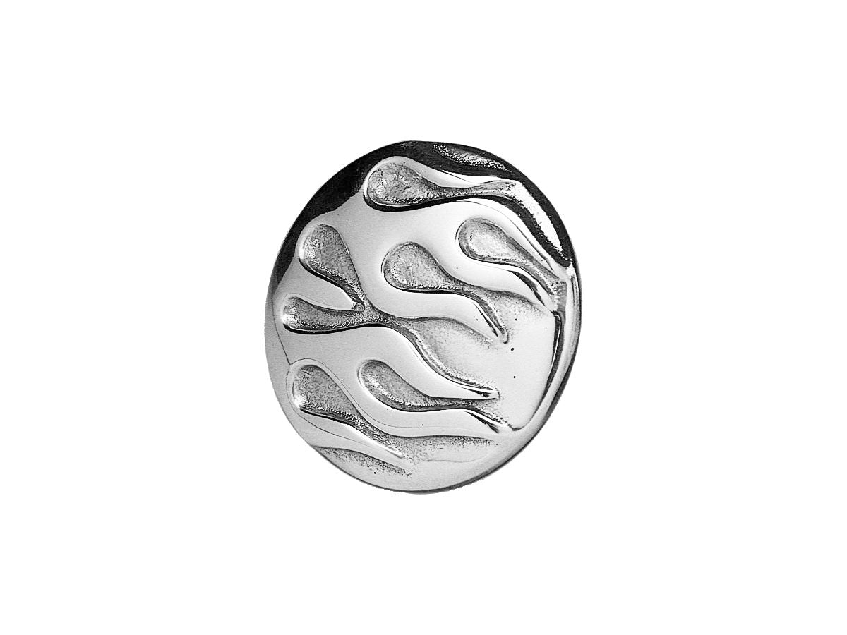 Cce Flame 3 D Gas Cap Cover Chrome Cce Default Title