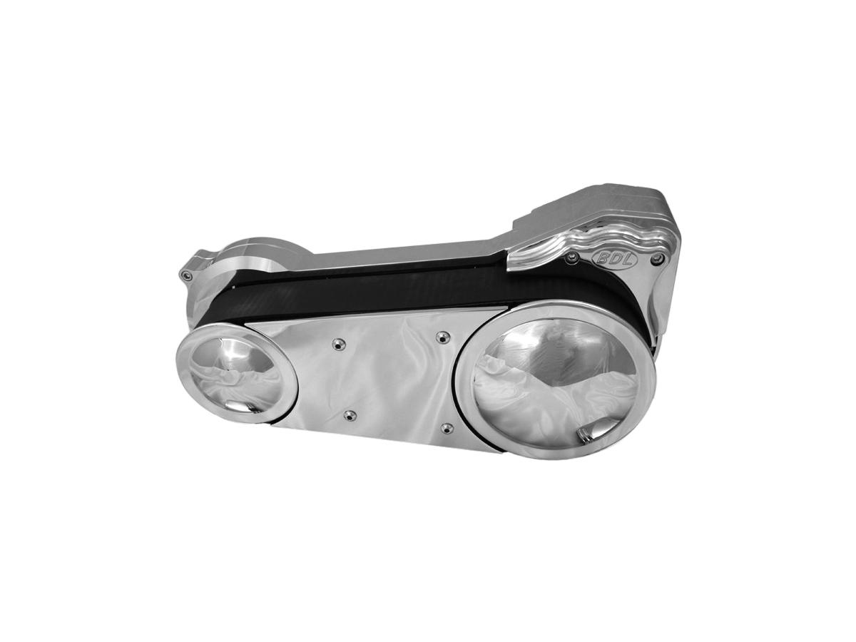 Bdl 3" Open Belt Drive Kits With Billet Motor Plate 47 Tooth Front/72 Tooth Rear, 141 Tooth 3" Belt Aluminium Polished Bdl Default Title