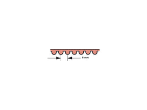 Bdl Gates Htd Rubber Primary Drive Belt 8 Mm 2" 144 Teeth Bdl Default Title