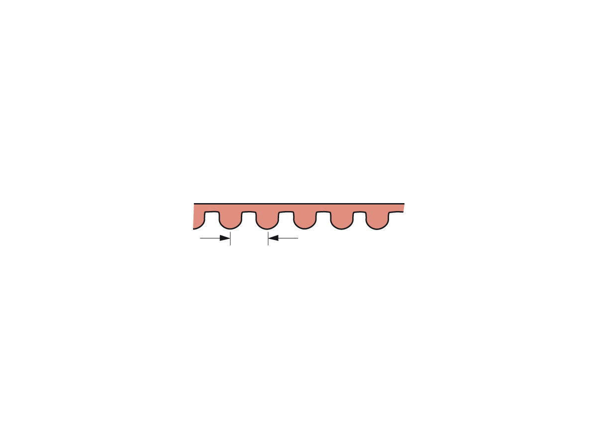Bdl Gates Htd Rubber Primary Drive Belt 14 Mm 1 1/2" 78 Teeth Bdl