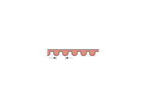 Bdl Gates Htd Rubber Primary Drive Belt 14 Mm 1 1/2" 78 Teeth Bdl
