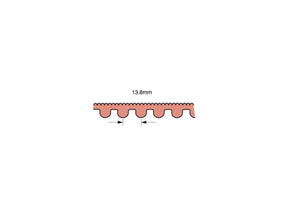 Bdl Gates Htd Poly Chain Primary Drive Belt 13,8 Mm 1 1/2" 78 Teeth Bdl
