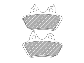 Ferodo Road Platinum Mid Metallic Brake Pads Organic Rear Ferodo Default Title