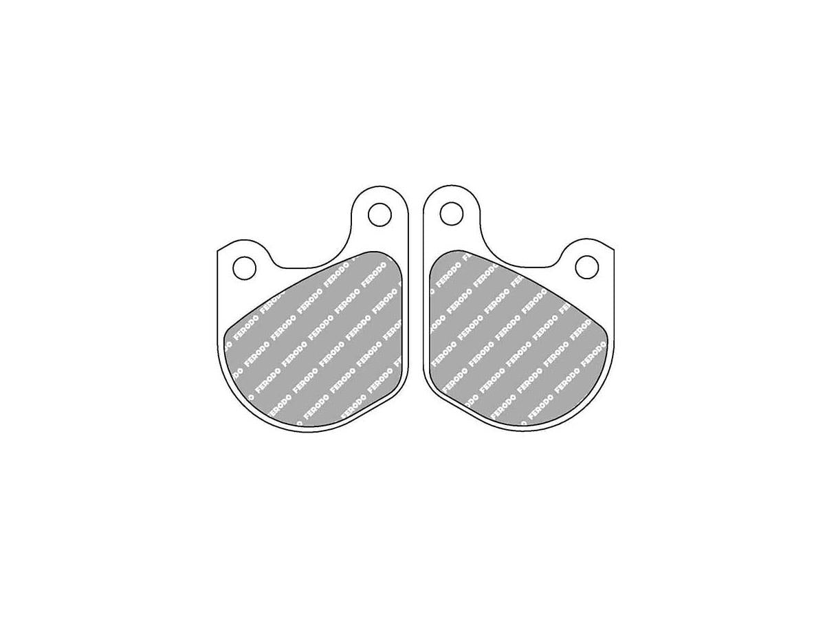 Ferodo Road Platinum Mid Metallic Brake Pads Organic Front Ferodo Default Title