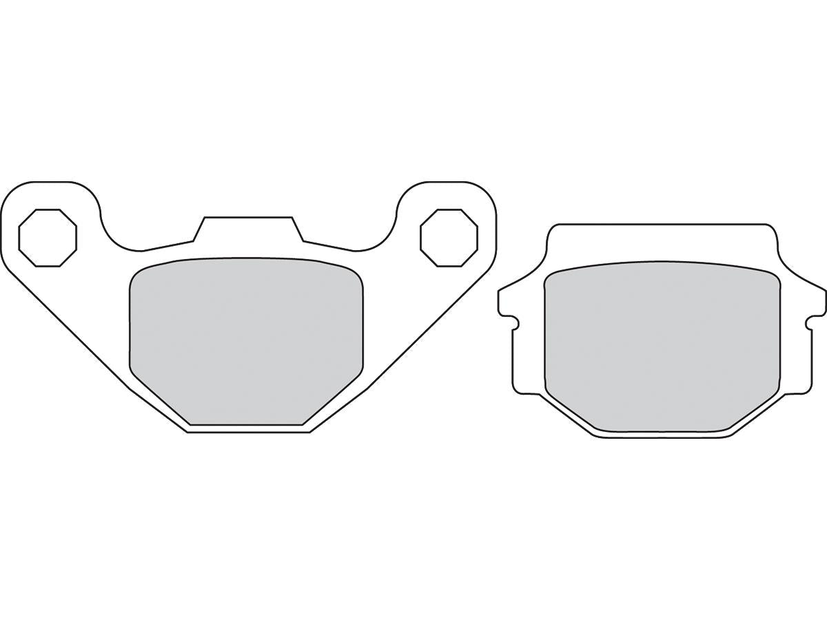 Ferodo Road Platinum Mid Metallic Brake Pads Organic Rear Ferodo Default Title
