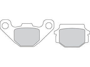Ferodo Road Platinum Mid Metallic Brake Pads Organic Rear Ferodo Default Title