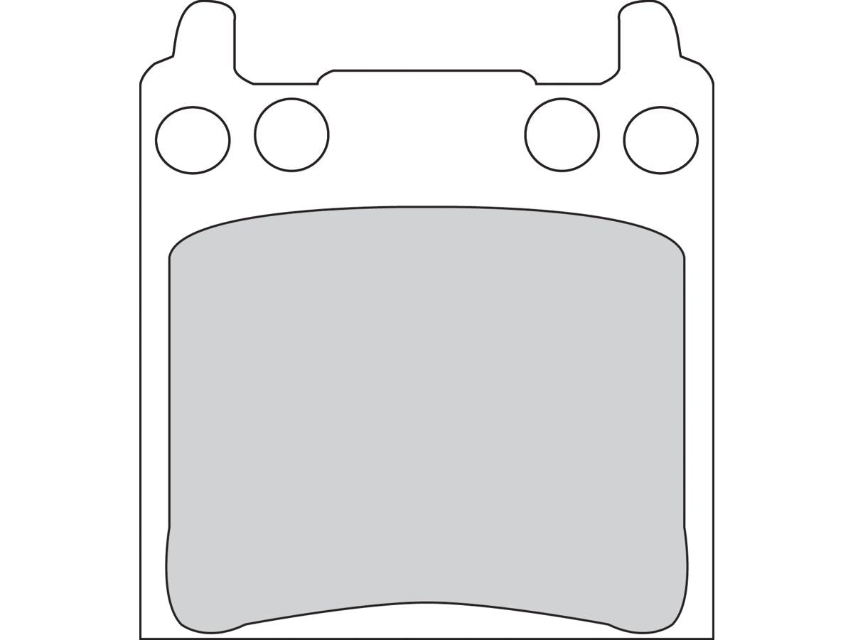 Ferodo Road Platinum Mid Metallic Brake Pads Organic Ferodo Default Title