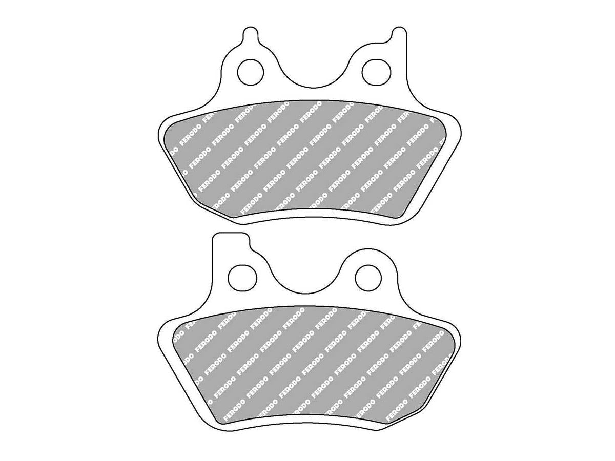 Ferodo Road Sintered Brake Pads Sinter Front Rear Ferodo Default Title