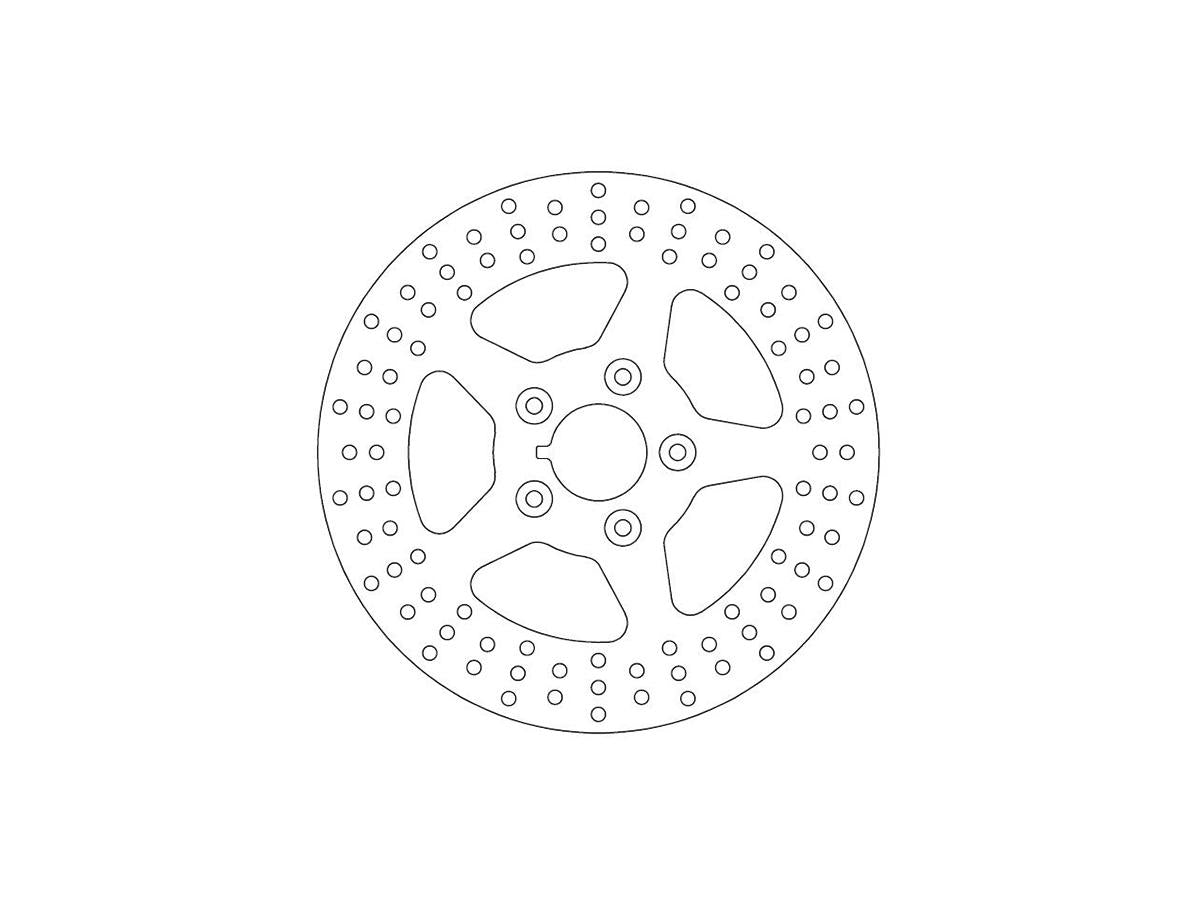 Ferodo Rigid Brake Rotor 5 Hole Stainless Steel 11,5" Front Ferodo Default Title