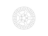 Ferodo Rigid Brake Rotor 5 Hole Stainless Steel 11,5" Rear Ferodo Default Title