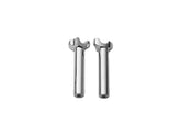Cce Straight Forged 6.5 Risers Chrome 1" Cce Default Title