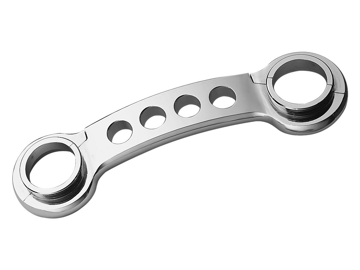 Custom Cycle Engineering Chrome Billet Fork Truss 41mm Fork Brace For Wide Glide Forks Custom Cycle Engineering Default Title