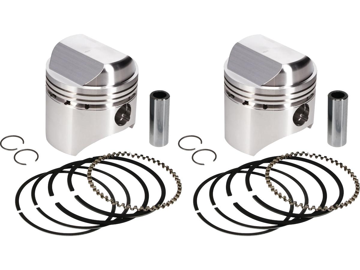 Wiseco Forged Piston Kit For Sportster Engines Stroke 3,813" Bore 3,1975" (81,2165 Mm ), Large Dome +50,7cc 10:1 +.010 Mm 1000 Ccm (61 Cui) Wiseco Default Title
