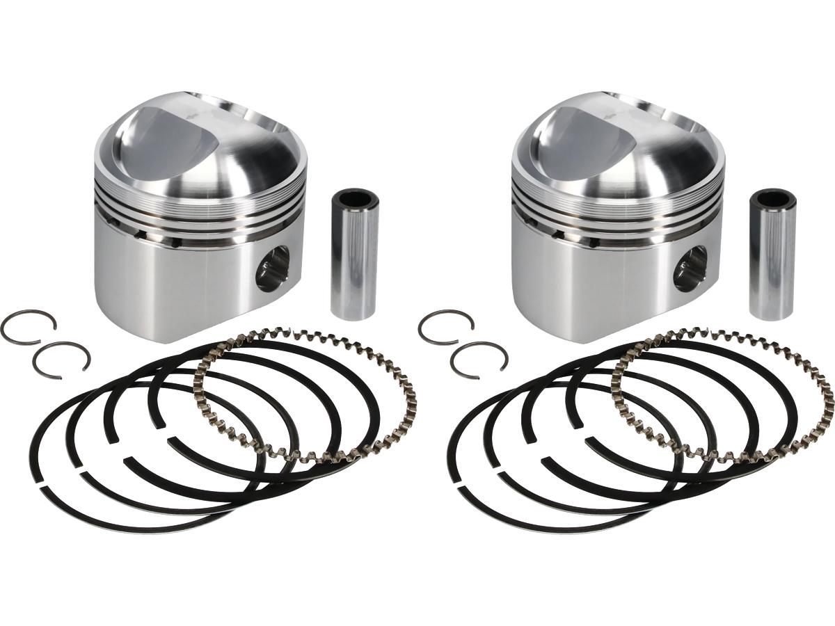 Wiseco Forged Piston Kit For Shovelhead Engines Stroke 3,968" Bore 3,467" (88,0618 Mm ), Large Dome +52,0cc 9:1 +.030 Mm 1200 Ccm (74 Cui) Wiseco Default Title