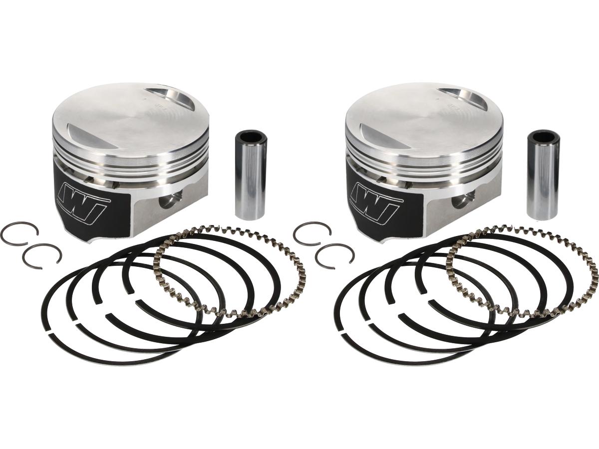 Wiseco Forged Piston Kit For Sportster Engines Stroke 4,250" Bore 3,528" (89,6112 Mm ), Flat Top 1,5cc 8.5:1 +.030 Mm 1340 Ccm (80 Cui) Wiseco Default Title