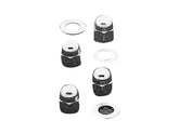 Colony Rocker Shaft End Cap And Nut Kit Chrome Colony Default Title