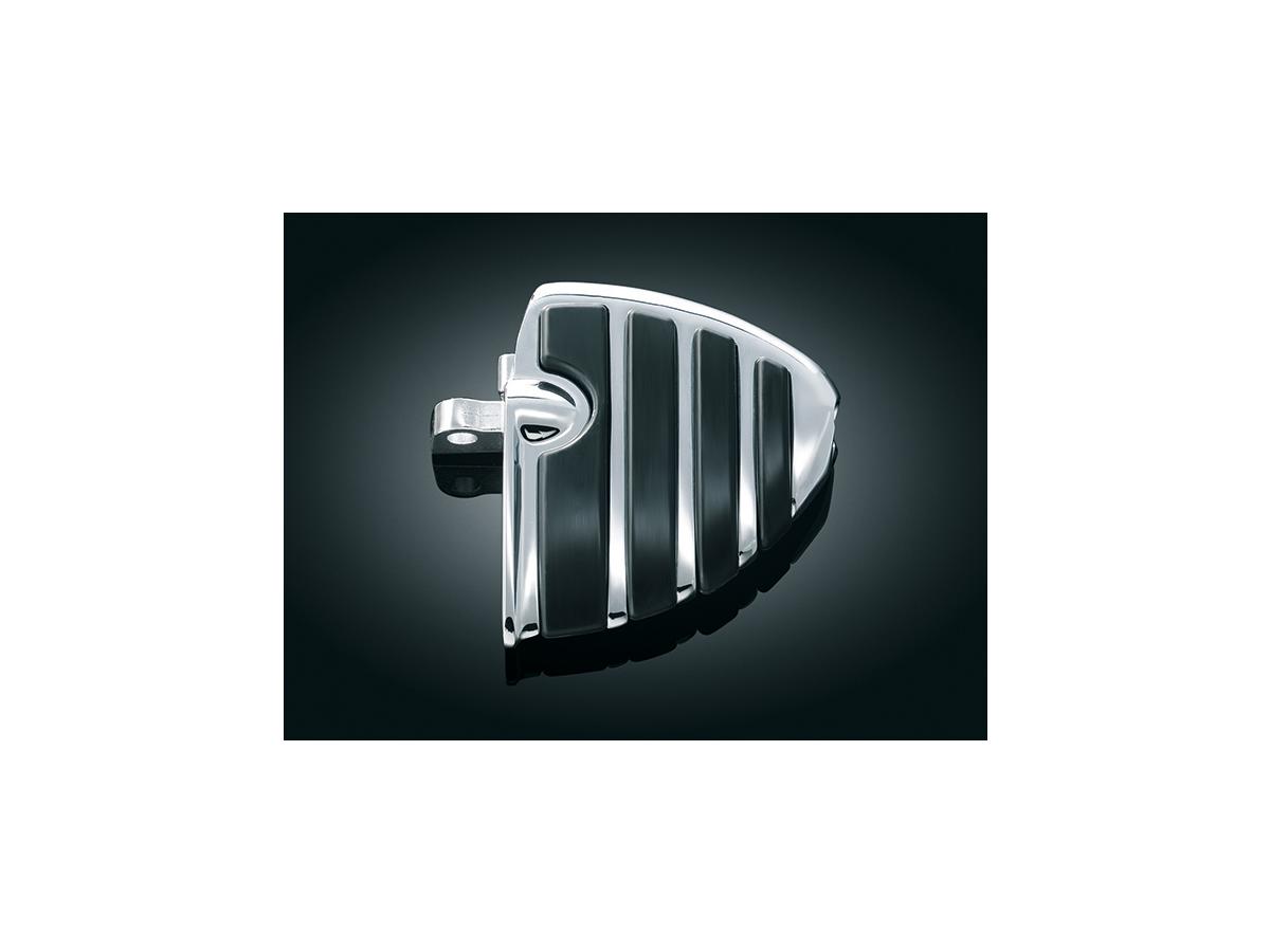 Kuryakyn Iso Wing Mini Floorboards With Male Mount Adapters Chrome Kuryakyn