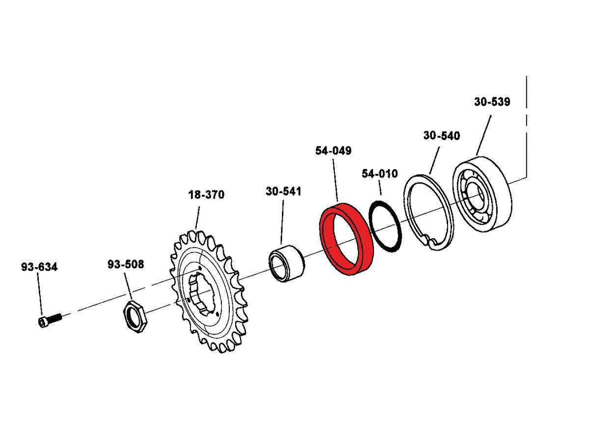 Cce Left Side Mainshaft Oil Seal Pack 5 Cce Default Title