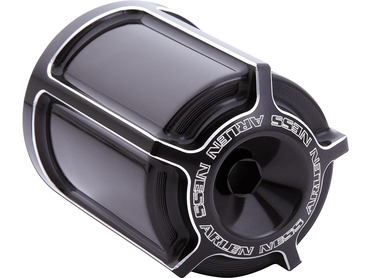 Arlen Ness Beveled Reusable Oil Filter Black Arlen Ness Default Title
