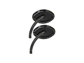 Arlen Ness Beveled Cat Eye Mirror Short Stem Black Anodized Right Arlen Ness Default Title