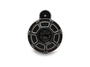 Arlen Ness Beveled Horn Kit, Black Horn Kit Arlen Ness