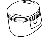 Rev Tech Cast Evo 3 5/8"+.00075" Pistn Cast Piston For Evo Rev Tech Default Title
