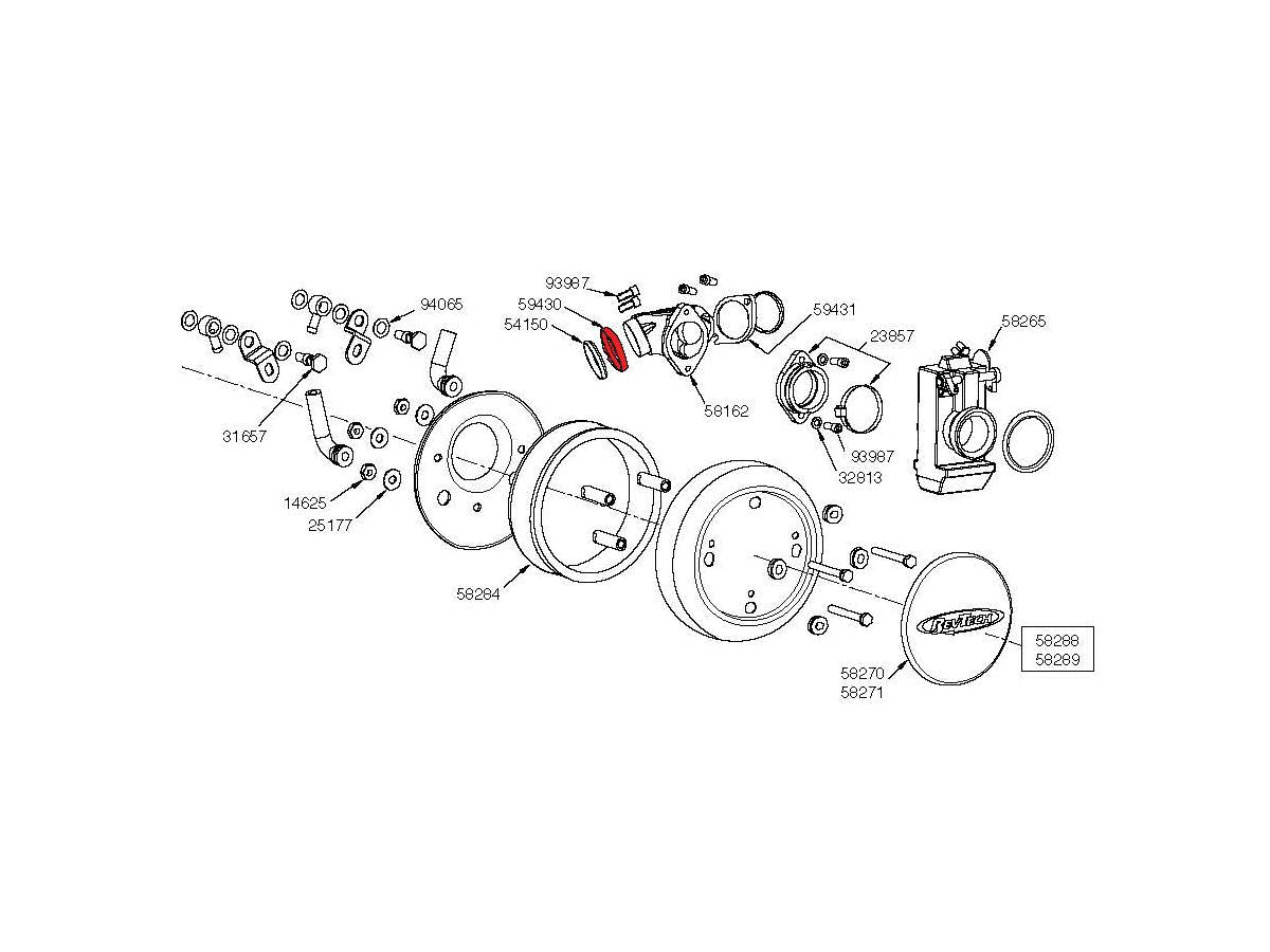 Cce Rear Intake Manifold Flange For Evo Big Twin Models For Evo Models Cce Default Title