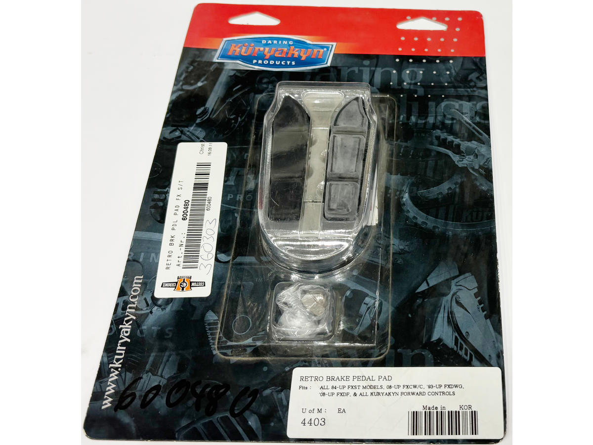 Kuryakyn Retro Brake Pedal Pad Kuryakyn Default Title