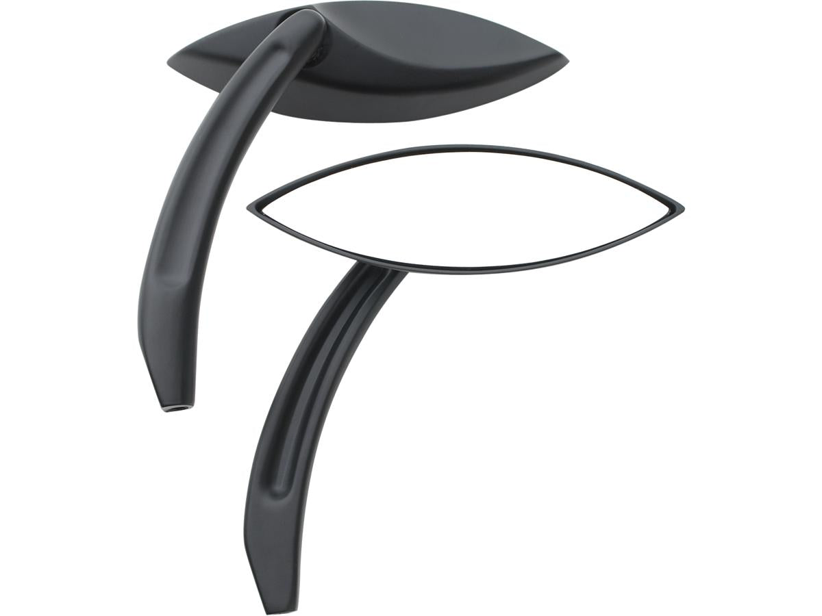 Cce Elliptical Billet Mirror Black Cce Default Title