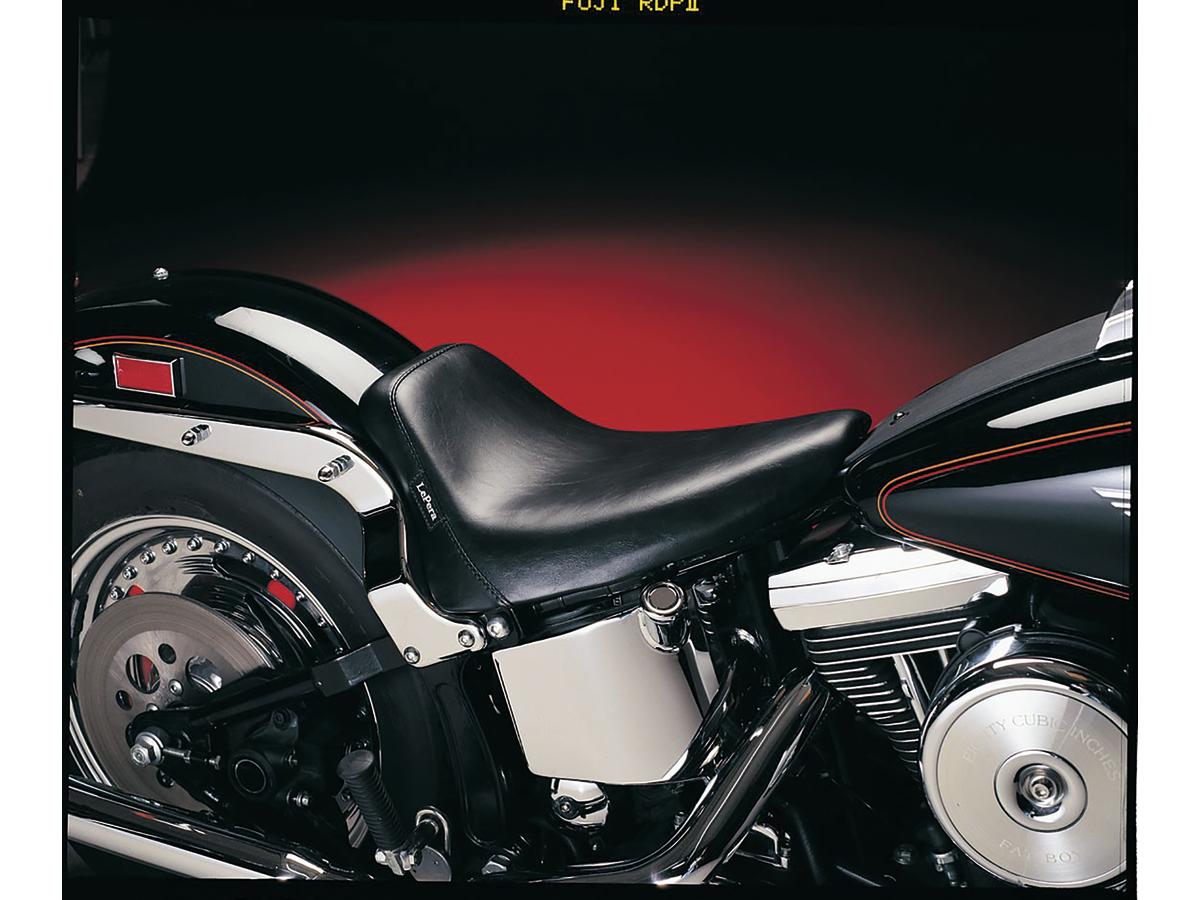Le Pera Bare Bones Gel Solo Seat Smooth Black Vinyl Le Pera Default Title