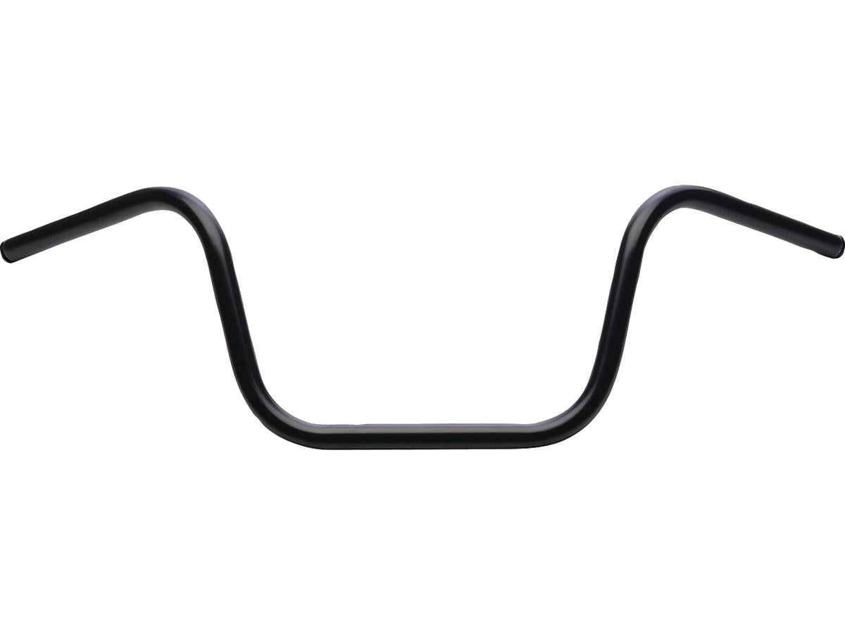 Santee 10 Ape Hanger Handlebar For Internal Wiring Non Dimpled 3 Hole Black Powder Coated 1" Throttle Cables Santee Default Title
