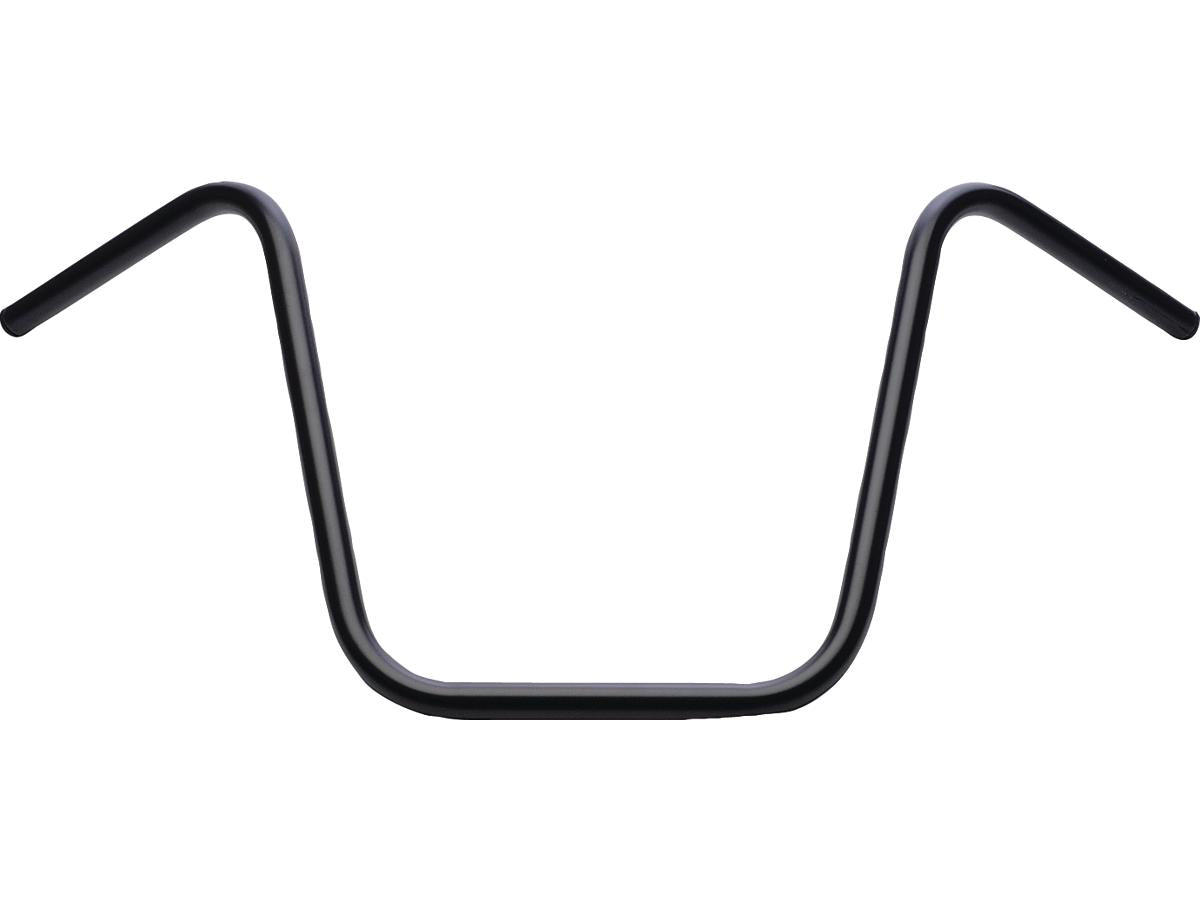 Santee 16 Ape Hanger Handlebar For Internal Wiring Non Dimpled 3 Hole Black Powder Coated 1" Throttle Cables Santee Default Title