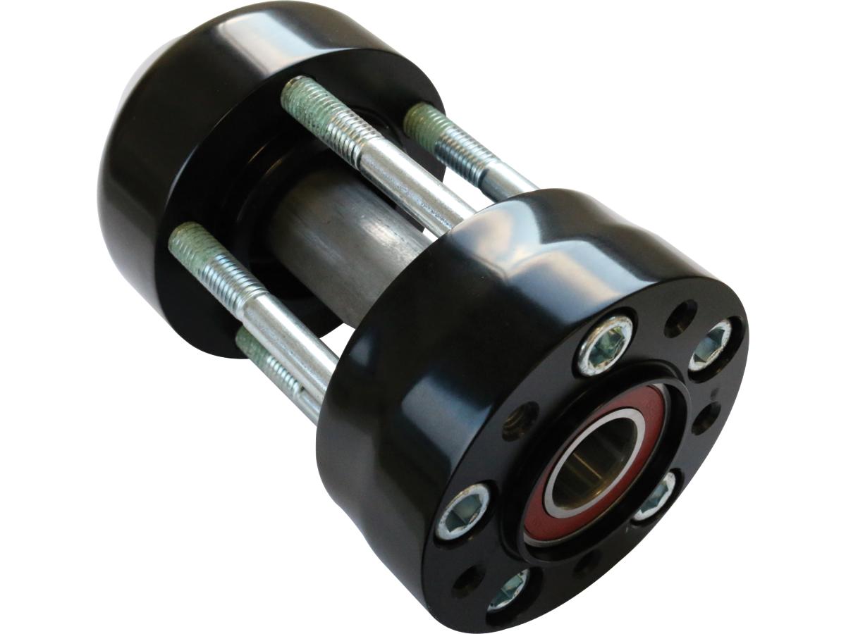 Rev Tech Single Rotor Abs Front Wheel Hub Black Abs Single Flange Rev Tech Default Title