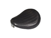 La Rosa Design 13" Bad Ass Vertical Solo Seat Black Leather La Rosa Design Default Title