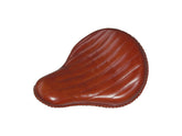 La Rosa Design 16" Bad Ass Vertical Solo Seat Brown Leather La Rosa Design Default Title