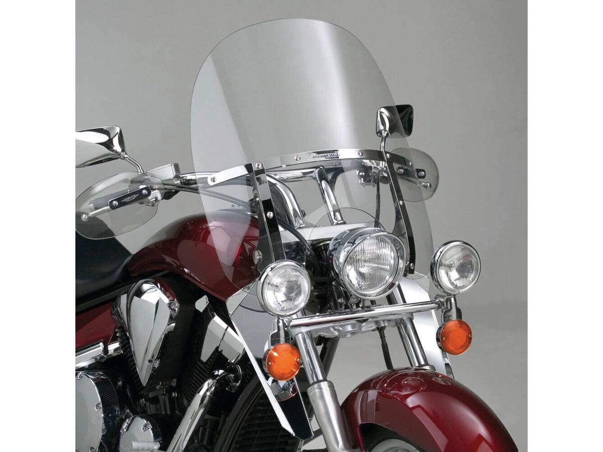 National Cycle Switch Blade 2 Up Quick Release Windshield Height: 26", Width: 22,6" Clear National Cycle Default Title