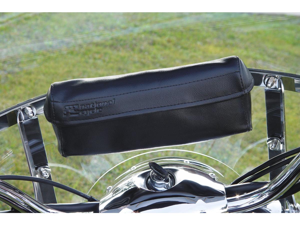 National Cycle Switchblade Single Holdster Windshield Bag Black National Cycle