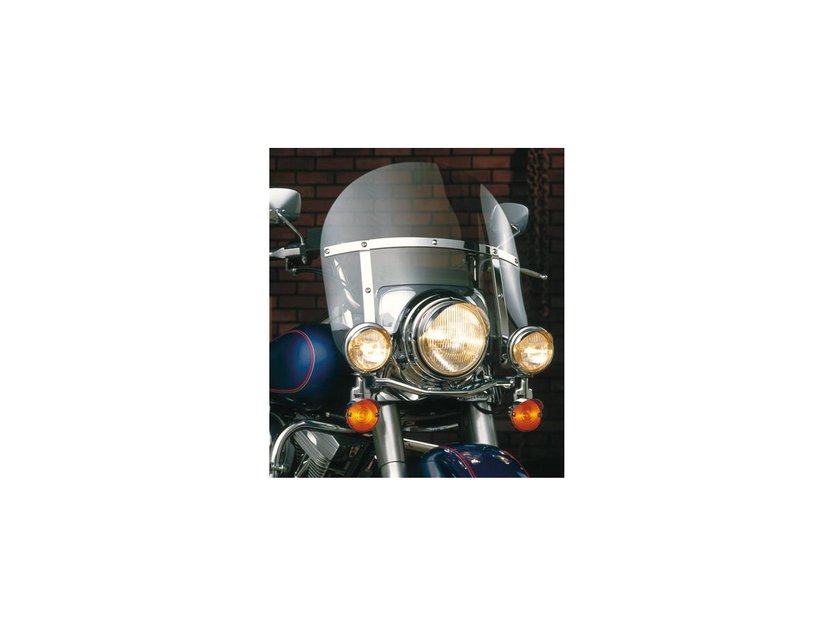 National Cycle Heavy Duty Windshield Kit Without Mounting Kit Height: 21,5", Width: 21,5" Clear National Cycle Default Title