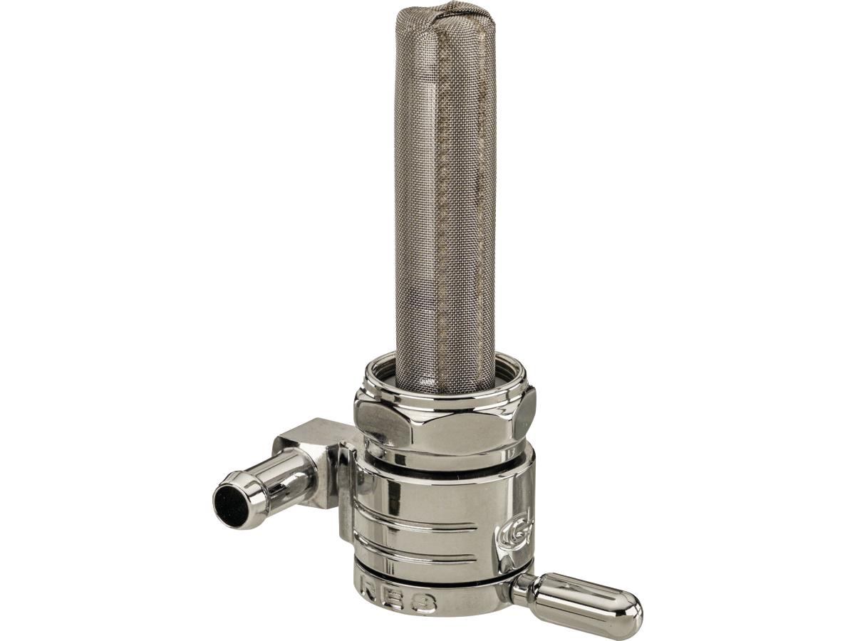 Golan Products 22 Mm Fuel Valve Forward Facing Outlet Chrome Golan Products Default Title